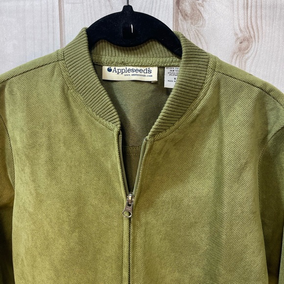 Vintage Appleseed’s Green Bomber Jacket! - Picture 5 of 6